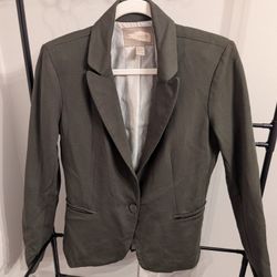 Olive Green Blazer Work 
