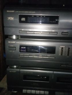 SHARP Stereo Integrated (CD,Tape And Radio With EQ)