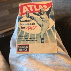 Atlas Football Handbook For 1947 Vintage