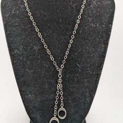 Sterling Silver Choker Necklace 16"