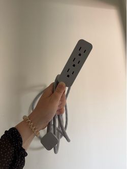 3-Outlet Surge Protector Power Strip, 8 ft Extension Cord (near Culver City pick up)