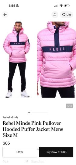 NWT Men’s Rebel puffer jacket