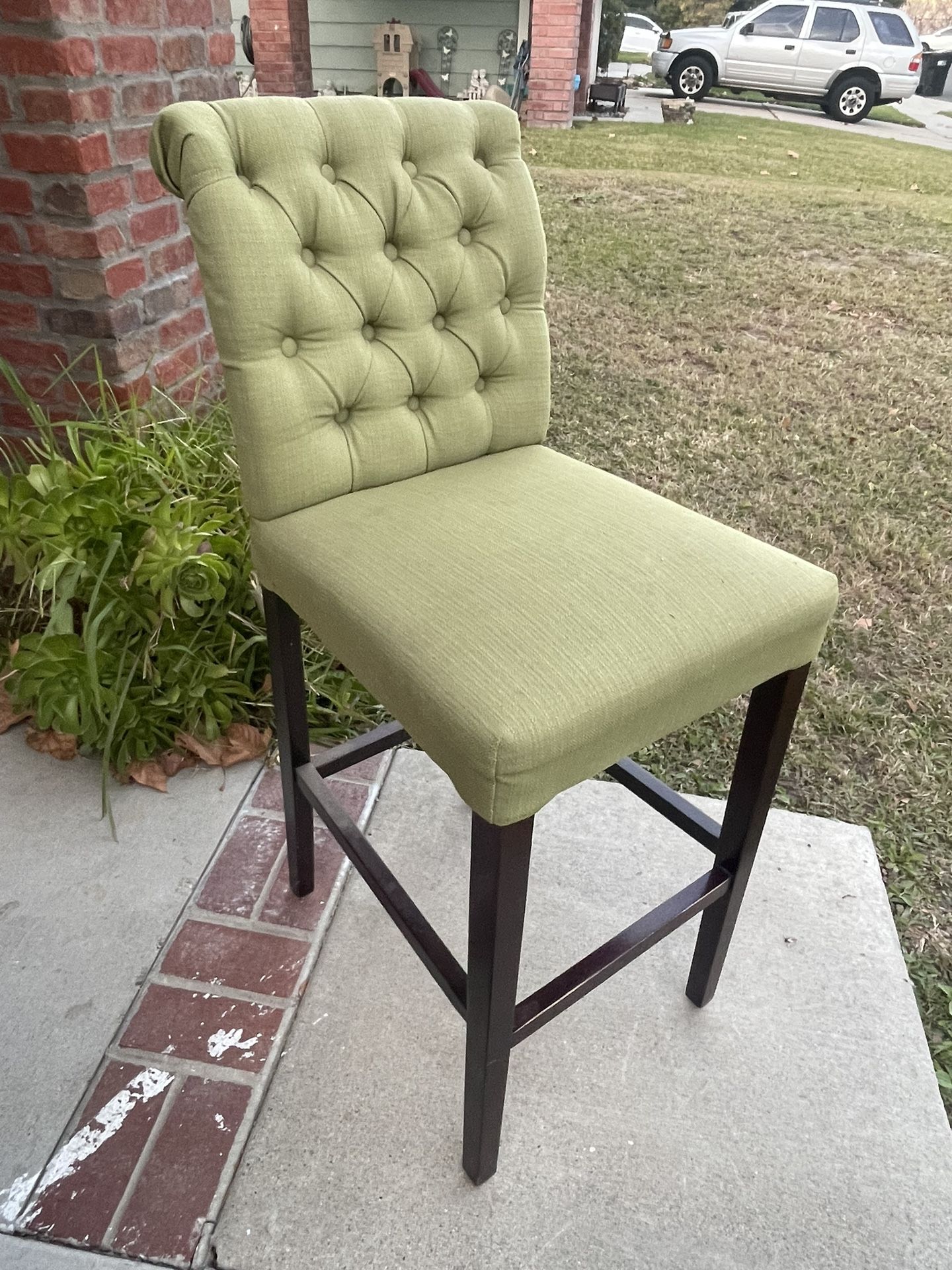 High Upholstered Stool