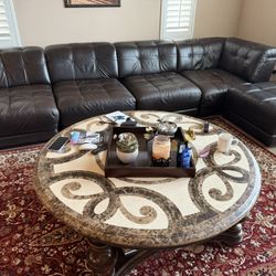 leather couch 