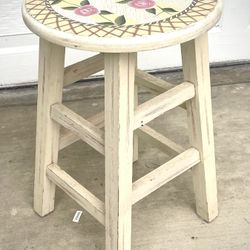 Hand Painted Stool
