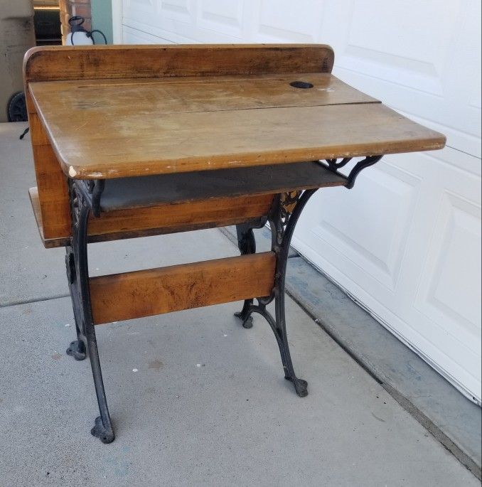 Antique School Desk
