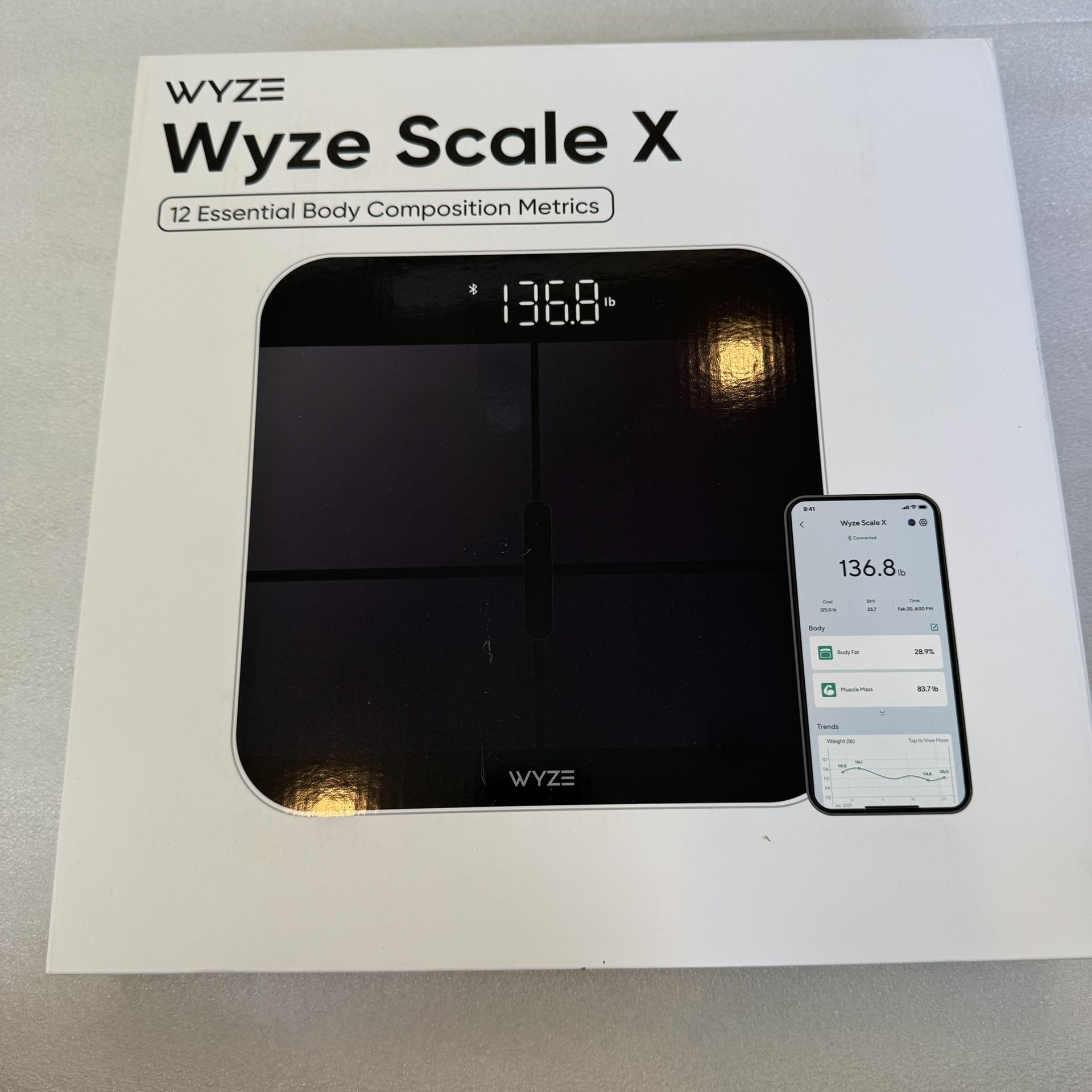 NWT Wyze Scale X