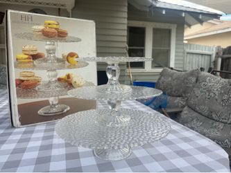 3 Tier Glass Dessert Tower