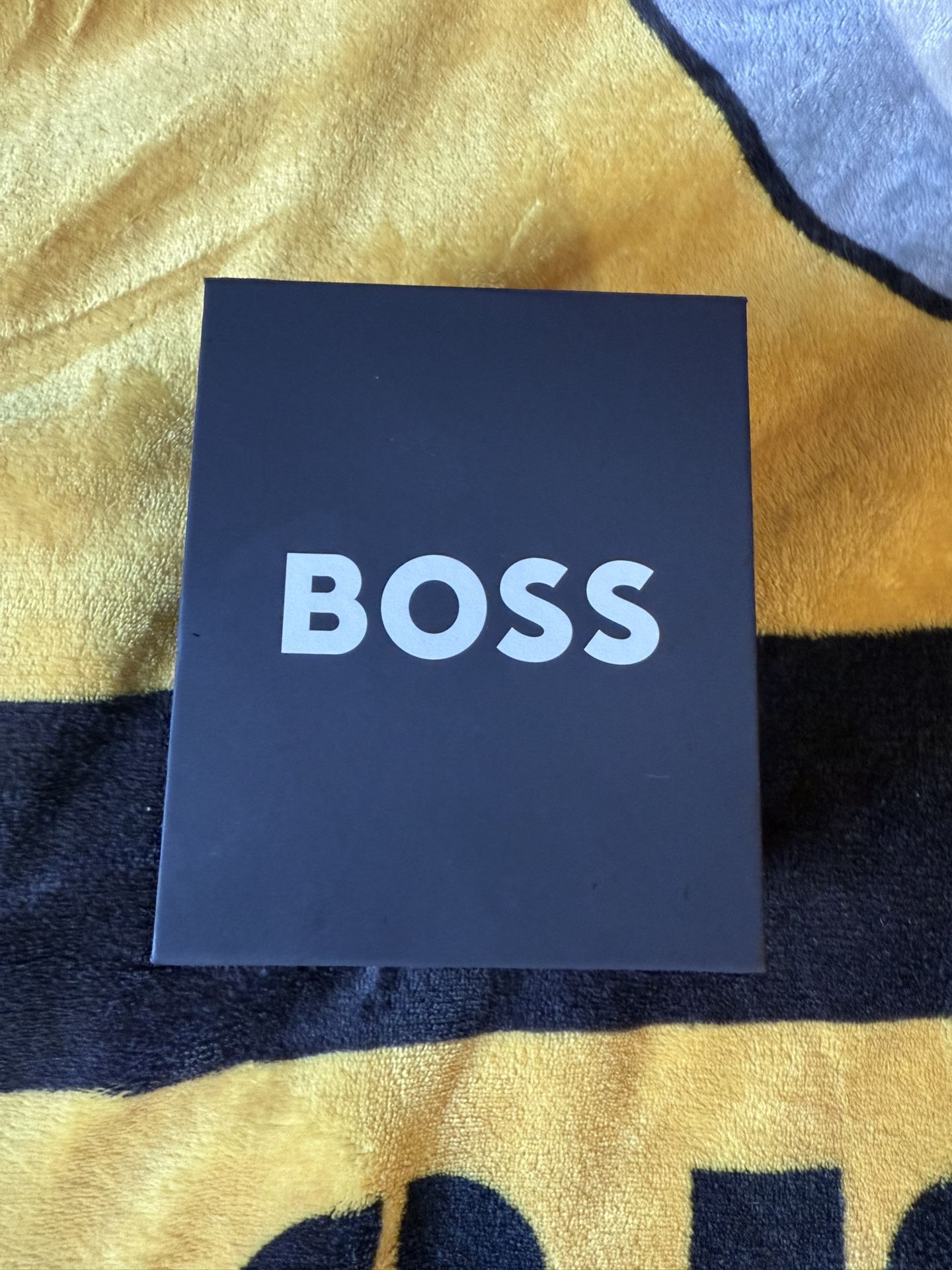 Black HUGO BOSS automatic watch