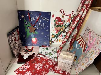 Brand New Christmas Bags, Papers, Boxes - All $20