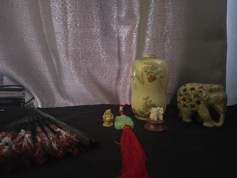 Japanese Porcelain, Ivory, And Soapstone