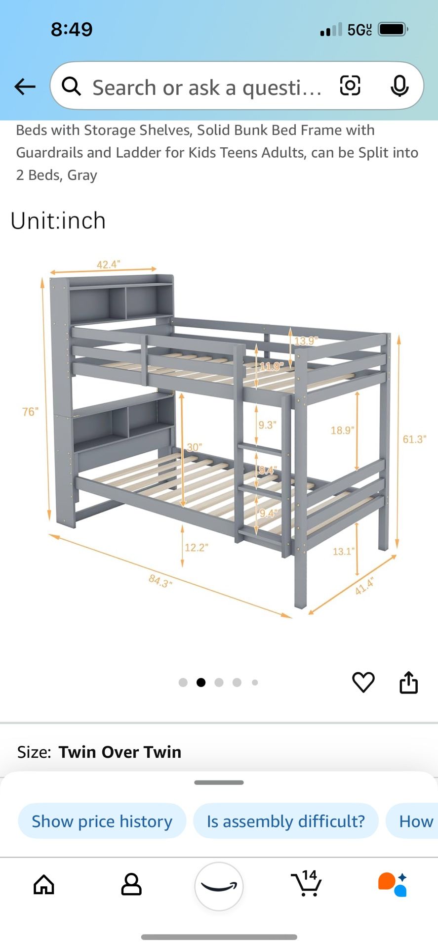 Twin Over Twin Bunk Beds