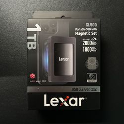 Lexar SL500 1TB Portable SSD (New Sealed In Box)