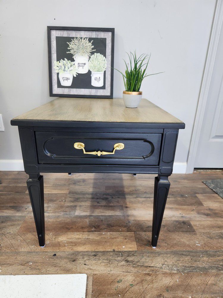 Refurbished Wood Accent Table