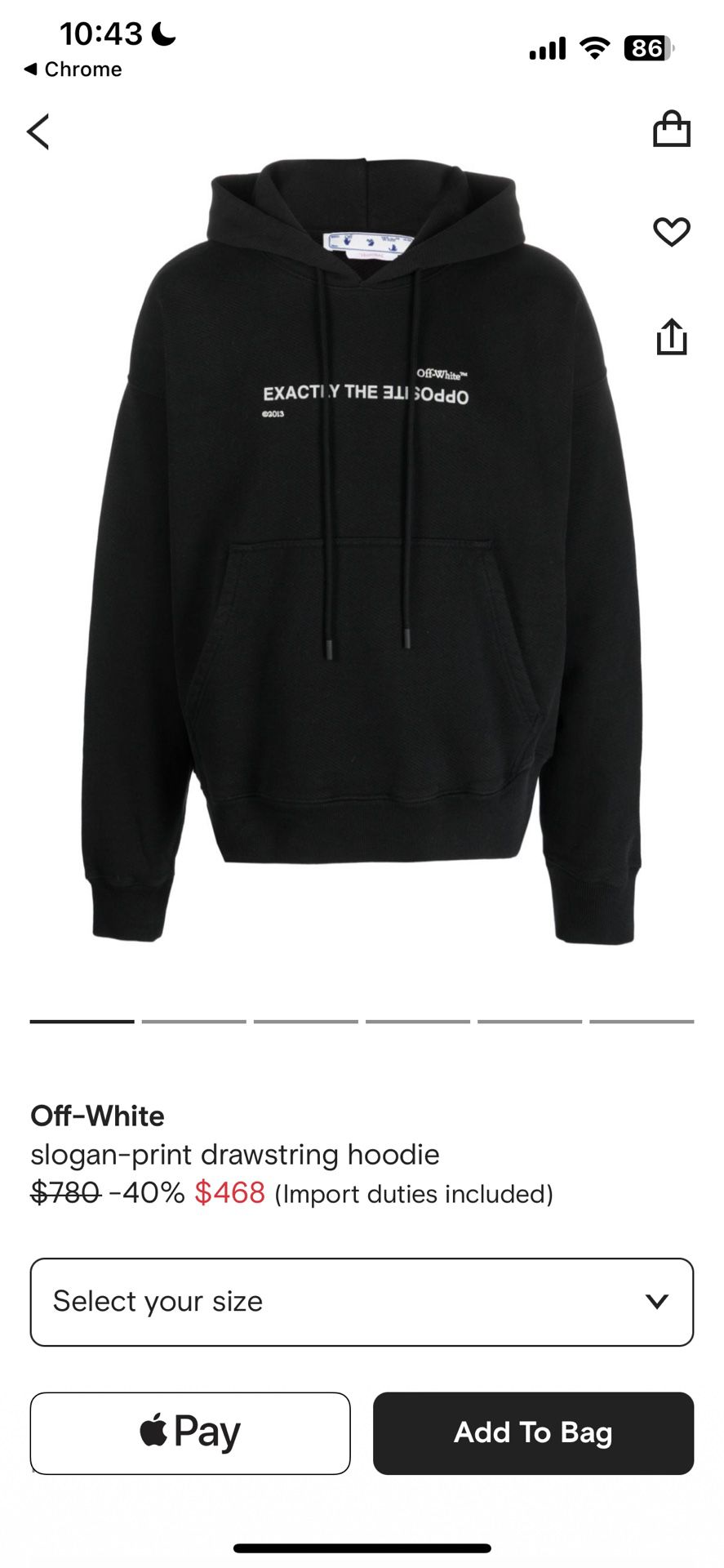 Off White Hoodie 