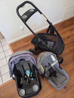 Graco Travel System -Car Seat + Base + Stroller