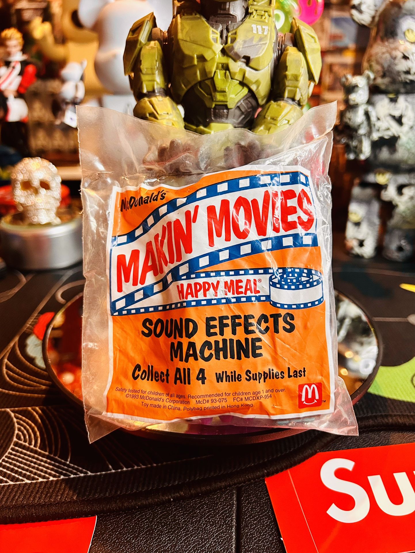 1993 McDonalds Happy Meal Makin' Movies - Sound Effects Machine Under 3 Toy RARE
