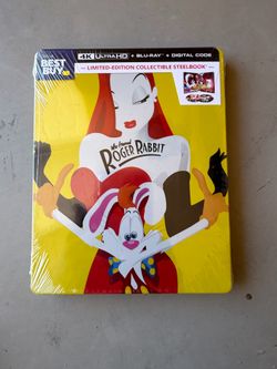 Who Framed Roger Rabbit Steelbook (4K/Blu-ray/Digital) Best Buy Limited Edition