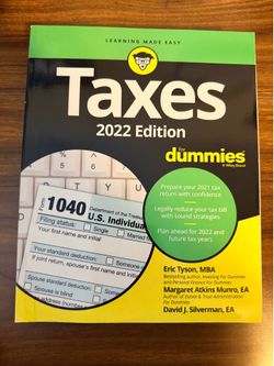 Taxes For Dummies, 2022 Edition