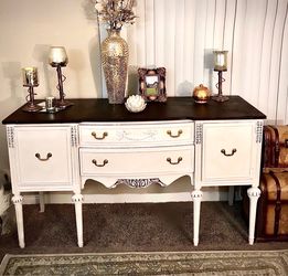Antique side table buffet