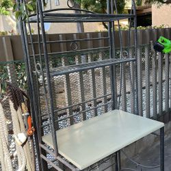 Metal Bar Table Wine Rack