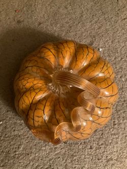Glass pumpkin