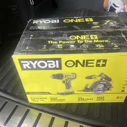 Brand New In Box Ryobi 2 In One Drill And Curl L’s Saw Combo 