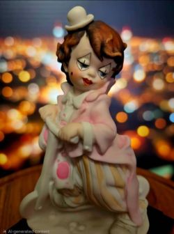 AUTHENTIC Florence Giuseppe Armani The Little Clown On Scooter Figurine 0377 P