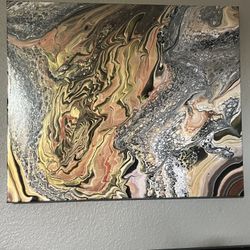 20x24 Acrylic Cell Painting