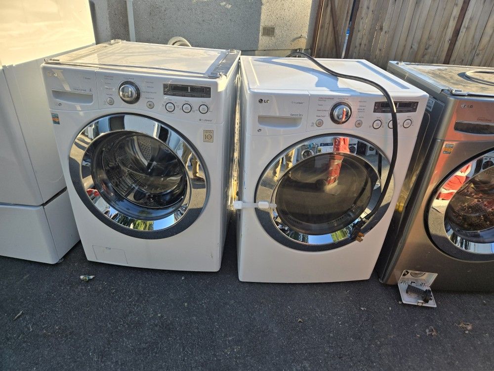 Lg Washer And Dryer Set Electric Lavadora Y Secadora