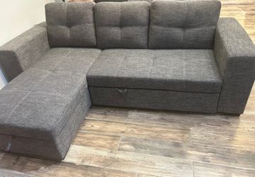 Monaco pullout sofa sectional with storage $699