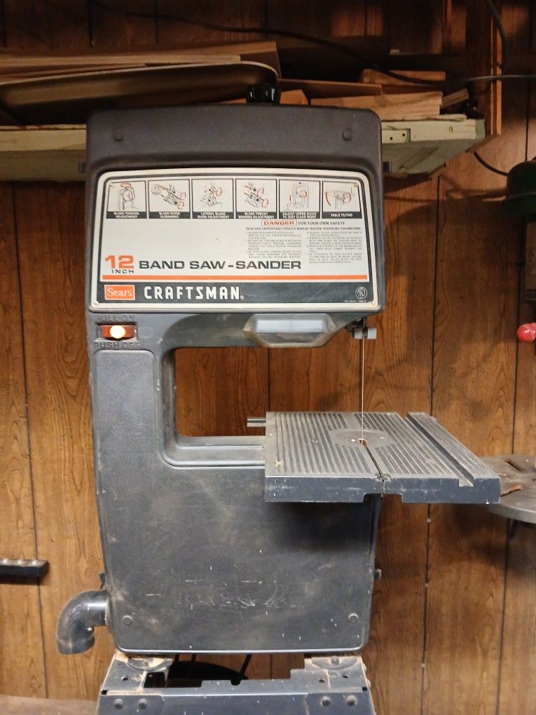 12" Bandsaw Sander with Stand And Motor