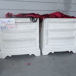 White Wood Night Stands (for heavy furniture Lovers)
