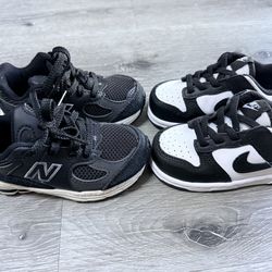 Nikes and New Balances
