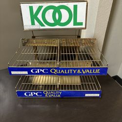 Vintage 1990s KOOL - GPC Cigarette Countertop Display/Sale Rack