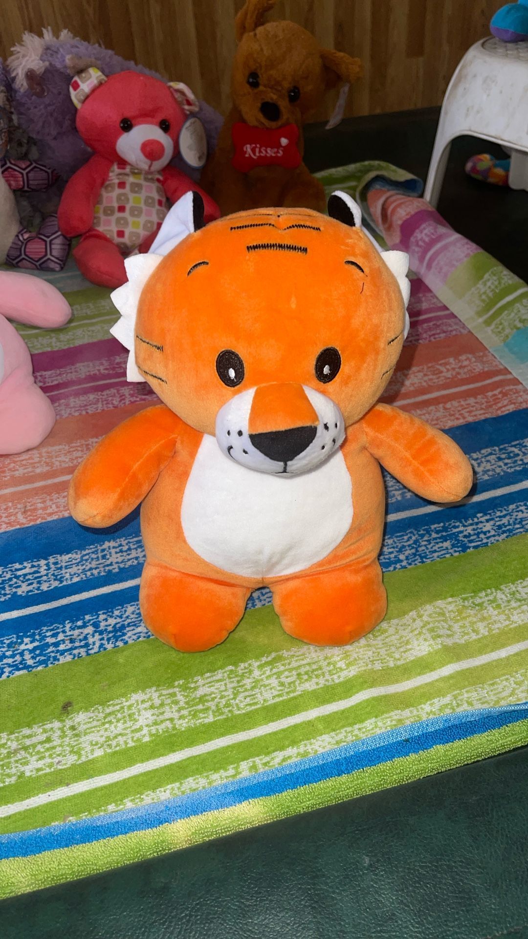 ArtCreativity Softies Taiya The Tiger - 11.5 Inch Plush Stuffed Animal - Super Soft and Cuddly Baby Toy - Cute Nursery Decor for Kids - Best Gift for