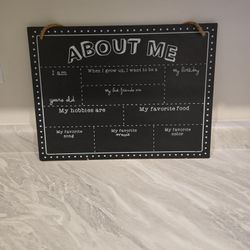 About Me Board