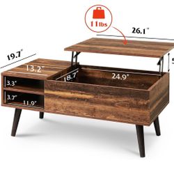 Dark Wood TV Stand 
