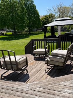 Patio sofa set