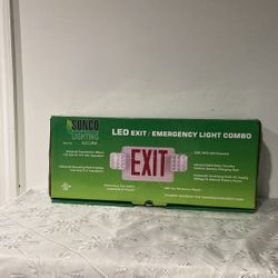 LED EXIT/ Emergency Light Combo
