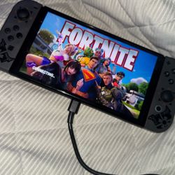 Nintendo Switch Oled With Monster Deluxe Edition Controllers