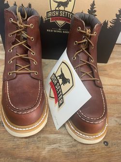 Botas redwings waterproof Sz 8 steel toe