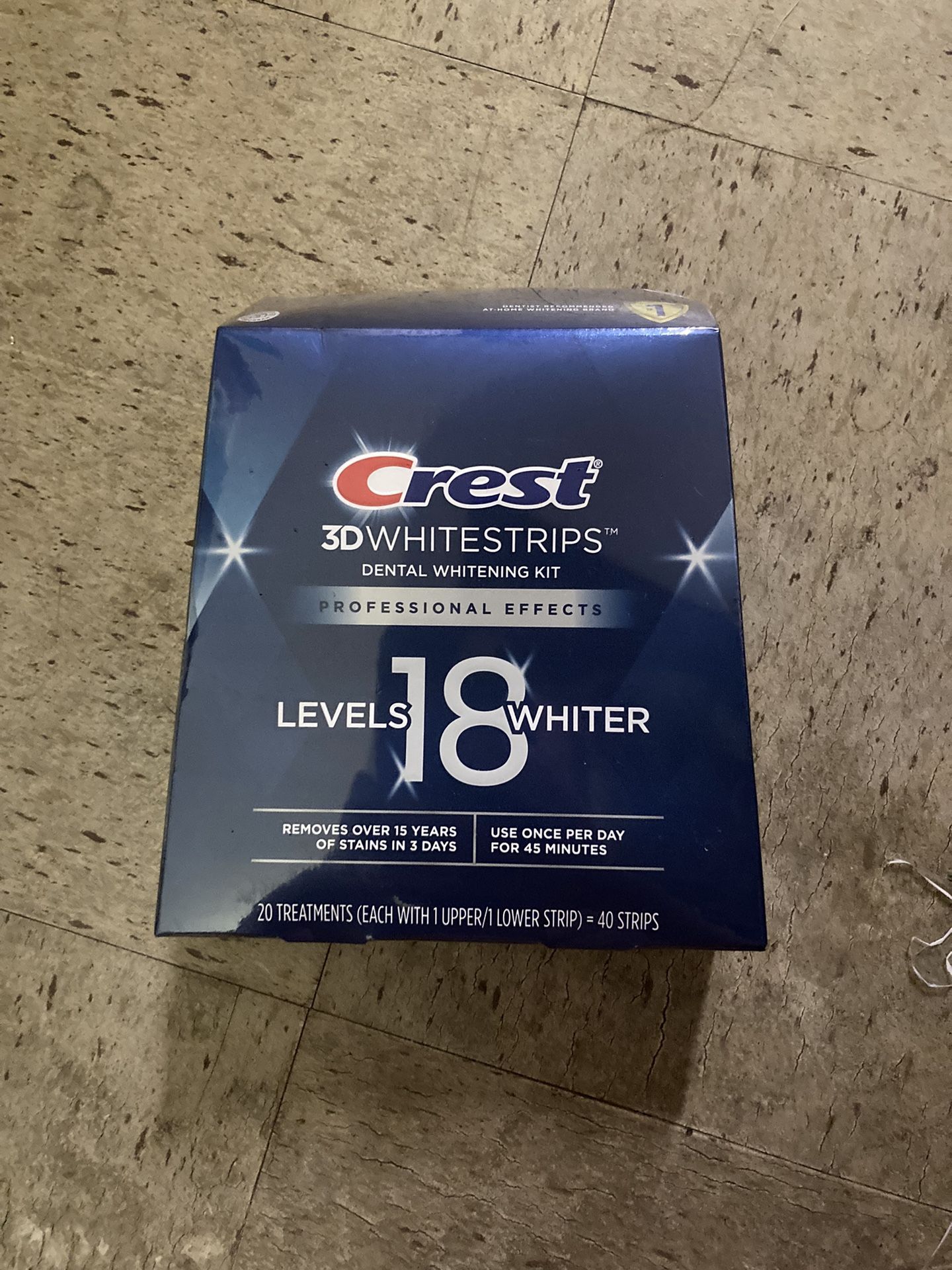  Crest Whitening Strips Levels 18