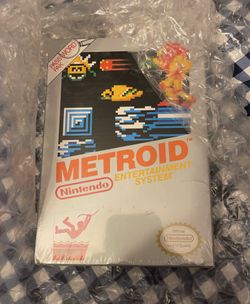 Sealed NES Metroid game