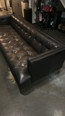 Long Leather Couch