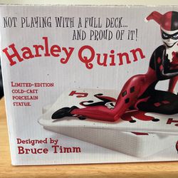 DC COMICS!! HARLEY QUINN STATUE Bust Maquette From JOKER & BATMAN Bust FIGURINE