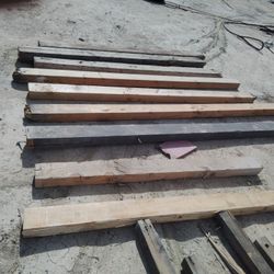 4 X. 7 Posts 8ft+ Lenths