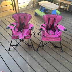 GoWithMe Pink Folding Highchair
