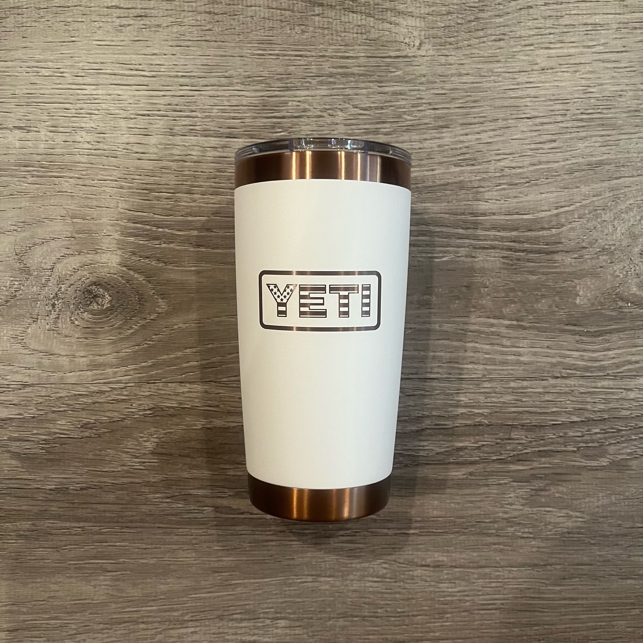 Yeti FOH Veterans Day Rambler 20 OZ Tumbler White