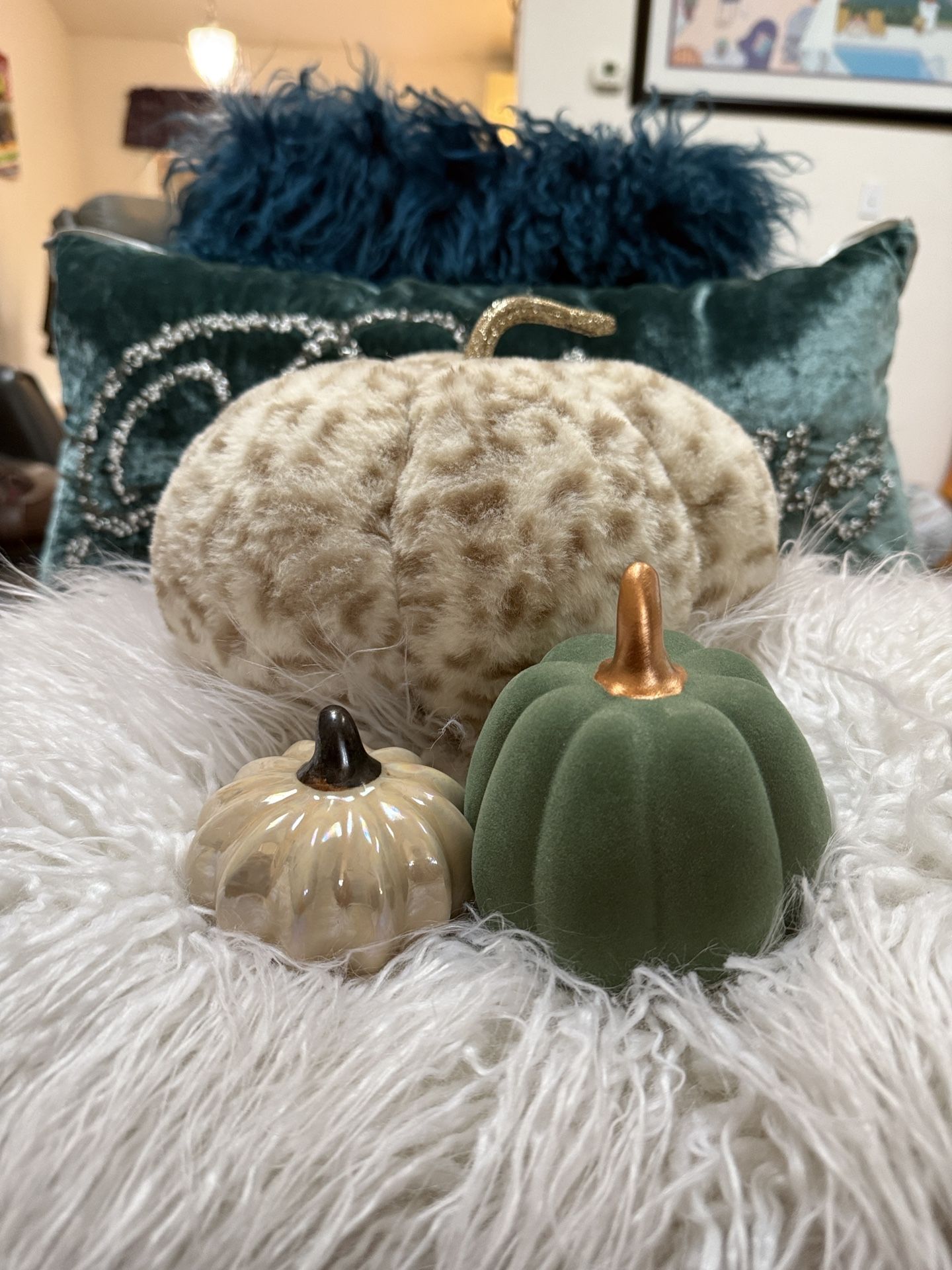 3pc Pumpkin Fall Decor Bundle from HomeGoods ~ Like New❣️🍁🍂